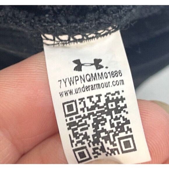 Under Armour Boys Loose Sweatshirt Hoodie YSM American Flag Stars Gray Arm - Picture 9 of 16